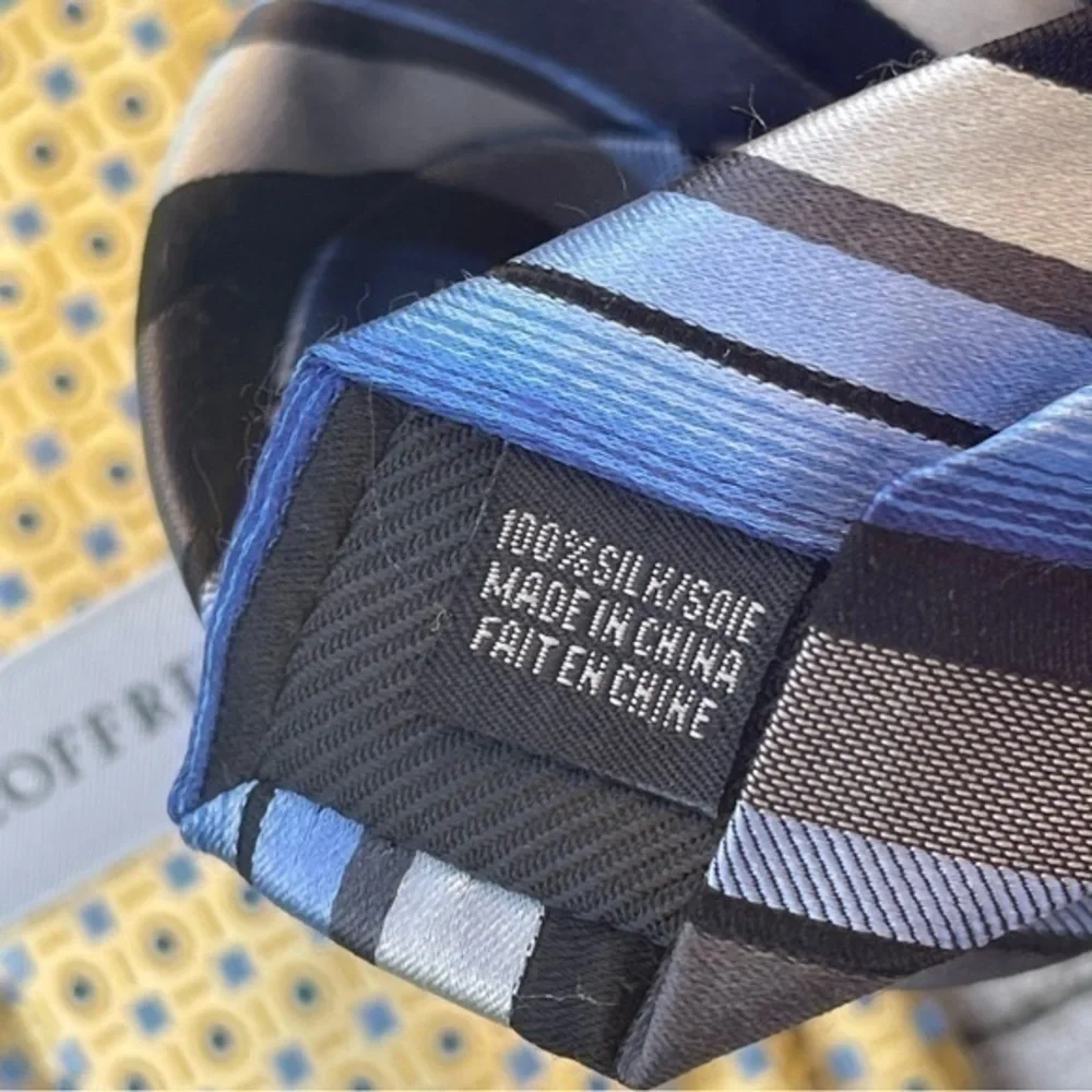 Geoffrey Beene Tie bundle hot pink yellow blue lot